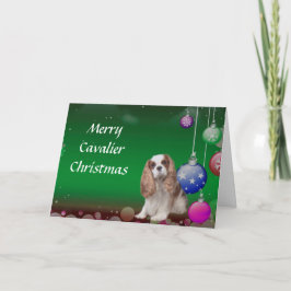 Cavalier King Charles Spaniel kerstkaart Kaart
