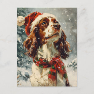 Cavalier King Charles Spaniel Kerstmis Briefkaart
