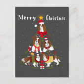 Cavalier King Charles Spaniel kerstmis Briefkaart (Voorkant)