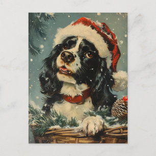 Cavalier King Charles Spaniel Kerstmis Briefkaart