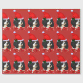 Cavalier King Charles Spaniel Kerstmis Cadeaupapier (Vlak)