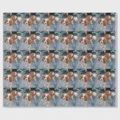 Cavalier King Charles Spaniel Kerstmis Cadeaupapier (Vlak)