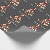 Cavalier King Charles Spaniel kerstmis Cadeaupapier (Hoek)