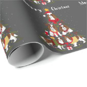 Cavalier King Charles Spaniel kerstmis Cadeaupapier (Rol Hoek)