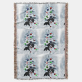 Cavalier King Charles Spaniel Kerstmis Deken (Voorkant Verticaal)