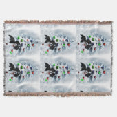 Cavalier King Charles Spaniel Kerstmis Deken (Voorkant)