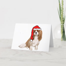 Cavalier King Charles Spaniel Kerstmis Feestdagen Kaart