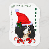 Cavalier King Charles Spaniel Kerstmis Feestdagenkaart (Voorkant / Achterkant)