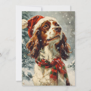 Cavalier King Charles Spaniel Kerstmis Feestdagenkaart