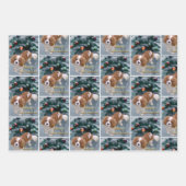 Cavalier King Charles Spaniel Kerstmis Inpakpapier Vel (Voorkant 2)