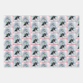 Cavalier King Charles Spaniel Kerstmis Inpakpapier Vel (Voorkant 3)