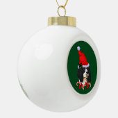 Cavalier King Charles Spaniel Kerstmis Keramische Bal Ornament (Links)