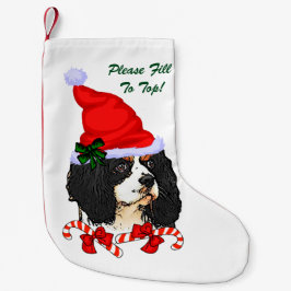 Cavalier King Charles Spaniel Kerstmis Kleine Kerstsok
