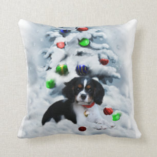 Cavalier King Charles Spaniel Kerstmis Kussen