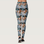 Cavalier King Charles Spaniel Kerstmis Leggings (Achterkant)