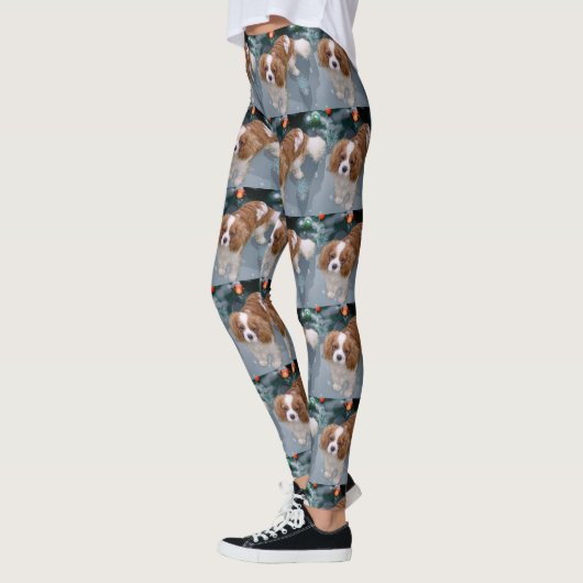 Cavalier King Charles Spaniel Kerstmis Leggings (Links)