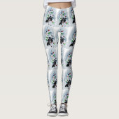 Cavalier King Charles Spaniel Kerstmis Leggings (Voorkant)