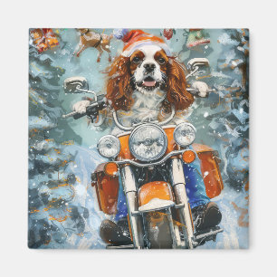 Cavalier King Charles Spaniel Kerstmis Magneet