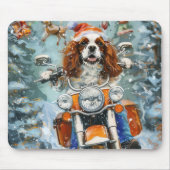 Cavalier King Charles Spaniel Kerstmis Muismat (Voorkant)