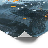 Cavalier King Charles Spaniel Kerstmis Poster (Hoek)