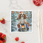 Cavalier King Charles Spaniel Kerstmis Servet (Insitu)