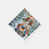 Cavalier King Charles Spaniel Kerstmis Servet (Hoek)