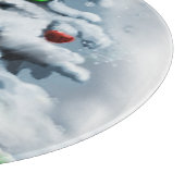 Cavalier King Charles Spaniel Kerstmis Snijplank (Hoek)