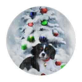 Cavalier King Charles Spaniel Kerstmis Snijplank