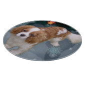 Cavalier King Charles Spaniel Kerstmis Snijplank (Hoek)
