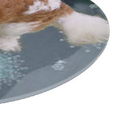 Cavalier King Charles Spaniel Kerstmis Snijplank (Hoek)