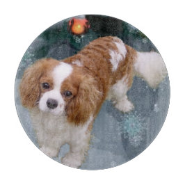 Cavalier King Charles Spaniel Kerstmis Snijplank