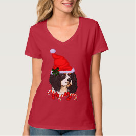 Cavalier King Charles Spaniel Kerstmis T-shirt
