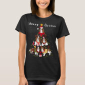 Cavalier King Charles Spaniel kerstmis T-shirt (Voorkant)