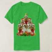 Cavalier King Charles Spaniel kerstmis T-shirt (Design voorkant)