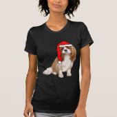 Cavalier King Charles Spaniel Kerstmis T-shirt (Voorkant)