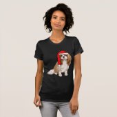 Cavalier King Charles Spaniel Kerstmis T-shirt (Voorkant volledig)