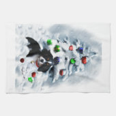 Cavalier King Charles Spaniel Kerstmis Theedoek (Horizontaal)