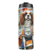 Cavalier King Charles Spaniel Kerstmis Thermosbeker (Voorkant)