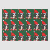 Cavalier King Charles Spaniel Kerstmis Tissuepapier (Voorkant)