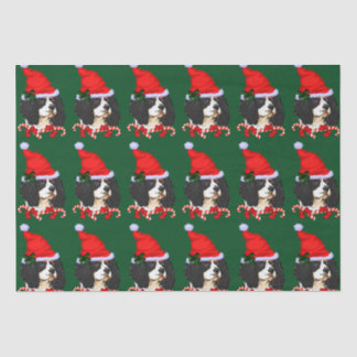 Cavalier King Charles Spaniel Kerstmis Tissuepapier