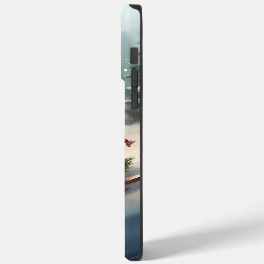 Cavalier King Charles Spaniel Kerstsneeuw Case-Mate iPhone Case (Achterkant / Links)