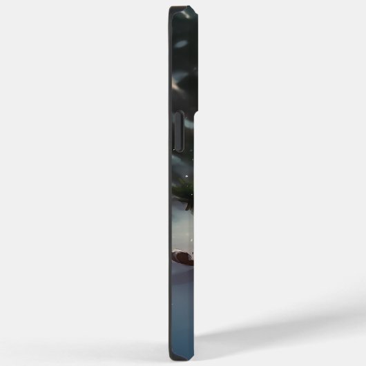 Cavalier King Charles Spaniel Kerstsneeuw Case-Mate iPhone Case (Achterkant / Rechts)