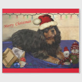 Cavalier King Charles Spaniel Kerstverpakking Cadeaupapier (Vlak)