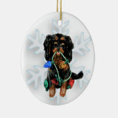 Cavalier King Charles Spaniel kerstversiering Keramisch Ornament (Rechts)