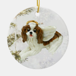 Cavalier King Charles Spaniel kerstversiering Keramisch Ornament