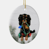Cavalier King Charles Spaniel kerstversiering Keramisch Ornament (Rechts)