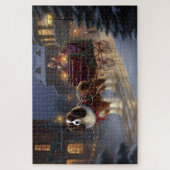 Cavalier King Charles Spaniel Kerstviering Legpuzzel (Verticaal)