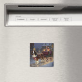 Cavalier King Charles Spaniel Kerstviering Magneet (Insitu (Vaatwasser))