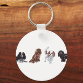 cavalier King Charles Spaniel keyring, sleutelhang Sleutelhanger (Voorkant)