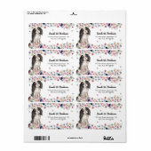 Cavalier King Charles Spaniel Kleine Hond Etiket (Full Sheet)